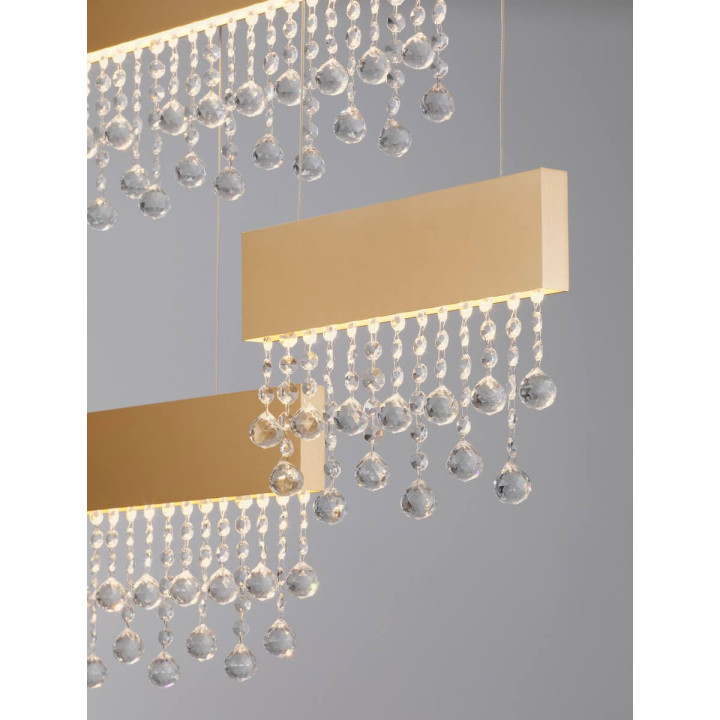 LUCES OLEVIRA LE45146/9 LED pendant lamp 84W 3-bulb