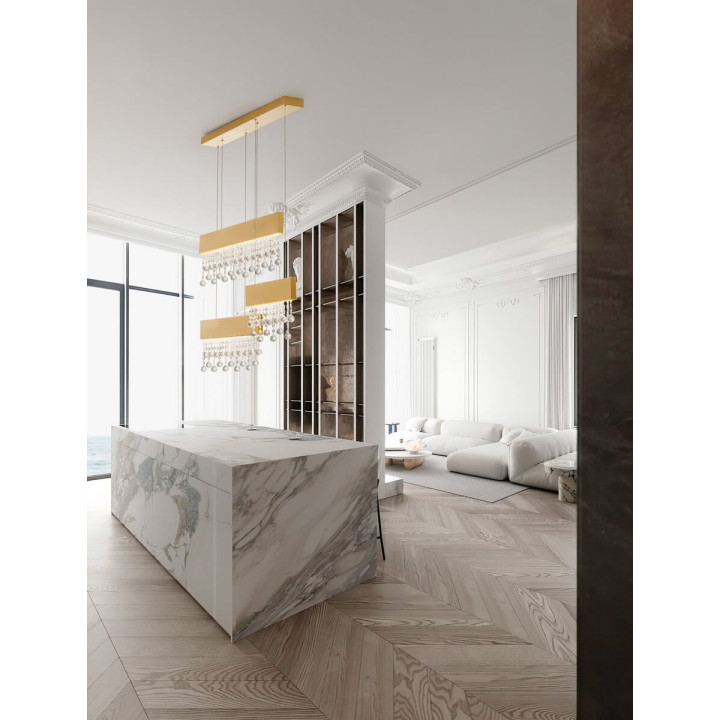 LUCES OLEVIRA LE45146/9 lampa wisząca LED 84W 3-punktowa