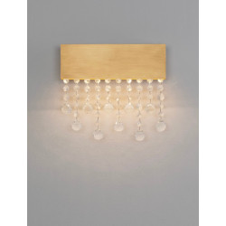 LUCES OLEVIRA LE45147/50 LED wall lamp 3500K with crystals