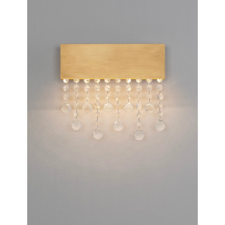 LUCES OLEVIRA LE45147/50 LED wall lamp 3500K with crystals