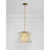 LUCES MELUNTO LE45151/2 lampa wisząca złota z kryształami