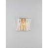 LUCES MELUNTO LE45153 kinkiet E14 złoty z kryształami