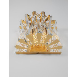 LUCES MELUNTO LE45153 wall lamp E14 gold with crystals
