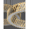 LUCES CANLIRA LE45156 lampa wisząca LED 3 okręgi, kryształ