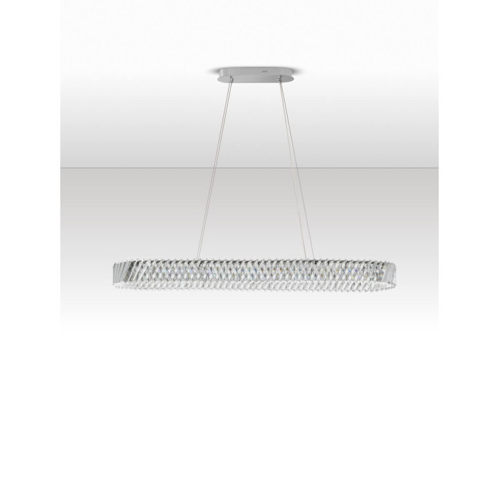 LUCES CANLIRA LE45157 lampa wisząca LED 82W podłużna forma