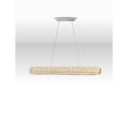 LUCES CANLIRA LE45157 LED pendant lamp 82W oblong shape