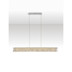 LUCES CANLIRA LE45158 LED pendant lamp 3000K metal/crystal