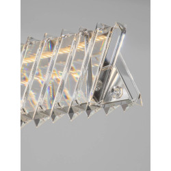 LUCES CANLIRA LE45158 lampa wisząca LED 3000K metal/kryształ