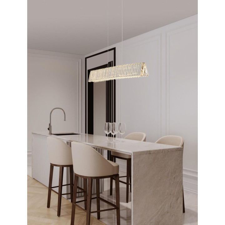 LUCES CANLIRA LE45158 LED pendant lamp 3000K metal/crystal