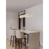 LUCES CANLIRA LE45158 LED pendant lamp 3000K metal/crystal