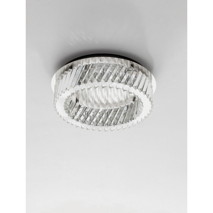 LUCES CANLIRA LE45159/60 plafon LED z kryształami 43/53cm