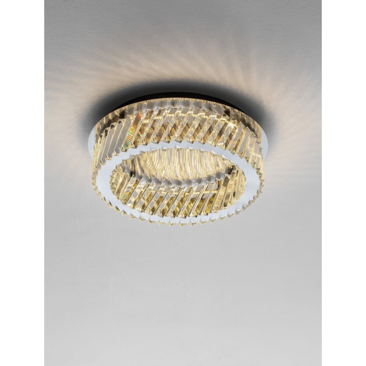 LUCES CANLIRA LE45159/60 plafon LED z kryształami 43/53cm
