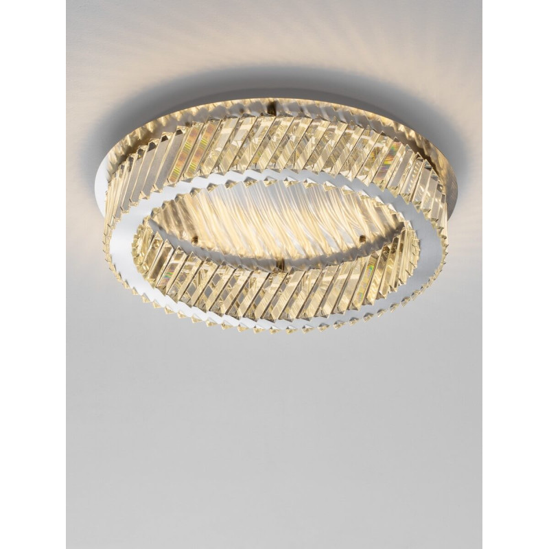 LUCES CANLIRA LE45159/60 LED ceiling lamp with crystals 43/53cm