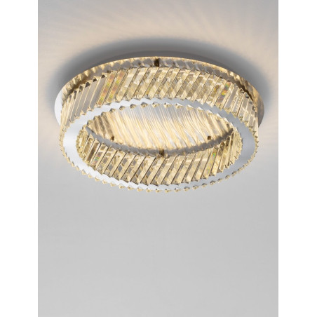 LUCES CANLIRA LE45159/60 LED ceiling lamp with crystals 43/53cm LUCES CANLIRA LE45159/60 LED ceiling lamp with crystals 43/53cm