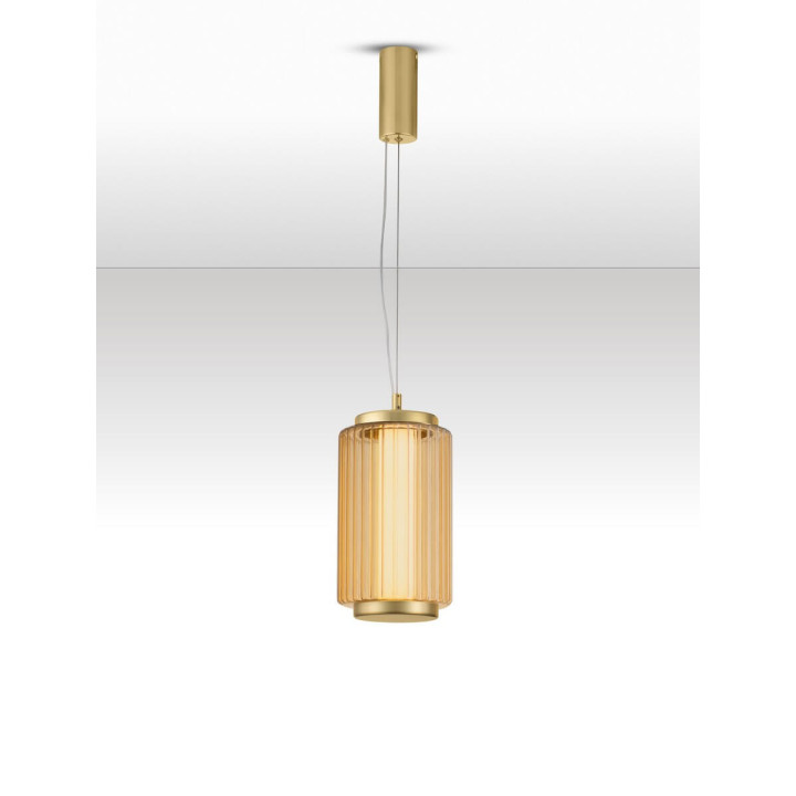 LUCES TABRUNO LE45170 złota lampa wisząca LED 10W 3000K