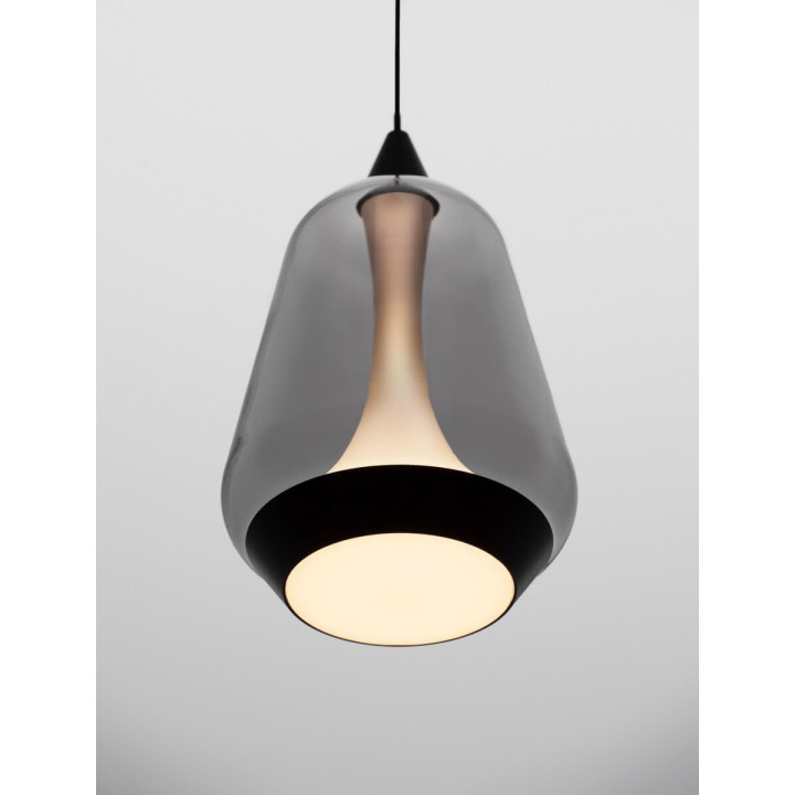 LUCES RORIZNO LE45109/12 lampa wisząca LED 8W czarna, złota