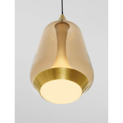 LUCES RORIZNO LE45109/12 lampa wisząca LED 8W czarna, złota