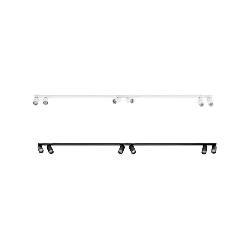 LUCES FALORIA LE45653/4 listwa sufitowa 6xGU10 biała, czarna