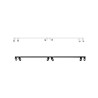 LUCES FALORIA LE45653/4 ceiling strip 6xGU10 white, black