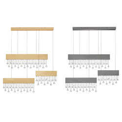 LUCES OLEVIRA LE45146/9 LED pendant lamp black, gold