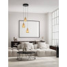 LUCES RORIZNO LE45110/13 lampa wisząca LED 3000K 3 klosze