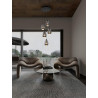 LUCES RORIZNO LE45111/4 LED pendant lamp 5 lampshades 2 colors