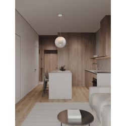LUCES LIVANDO LE45179/80/1/2 lampa wisząca kula, 4 rozmiary