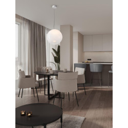 LUCES LIVANDO LE45179/80/1/2 lampa wisząca kula, 4 rozmiary