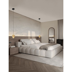 LUCES VAZENDO LE45115/8 lampa wisząca LED 3000K czarna złota