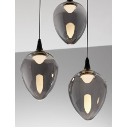 LUCES VAZENDO LE45116/9 lampa wisząca z 3 kloszami, 2 kolory