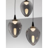 LUCES VAZENDO LE45116/9 lampa wisząca z 3 kloszami, 2 kolory