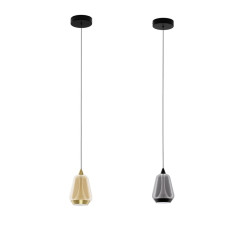 LUCES RORIZNO LE45109/12 LED pendant lamp 8W black, gold