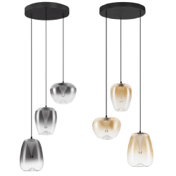 LUCES JAREVIA LE45122/6 hanging lamp with 3 LED lampshades 3000K