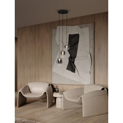 LUCES JAREVIA LE45122/6 hanging lamp with 3 LED lampshades 3000K