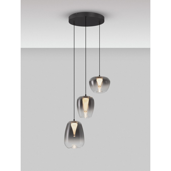 LUCES JAREVIA LE45122/6 hanging lamp with 3 LED lampshades 3000K