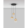 LUCES JAREVIA LE45122/6 hanging lamp with 3 LED lampshades 3000K