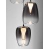 LUCES JAREVIA LE45123/7 lampa wisząca LED 3000K 18W 5 kloszy