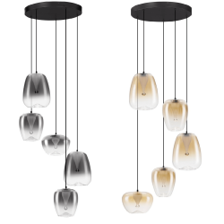 LUCES JAREVIA LE45123/7 lampa wisząca LED 3000K 18W 5 kloszy