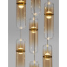 LUCES REBALVO LE45201 LED pendant lamp 49W 7 shades gold