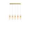 LUCES REBALVO LE45202 LED pendant lamp 3000K 35W 5 lampshades