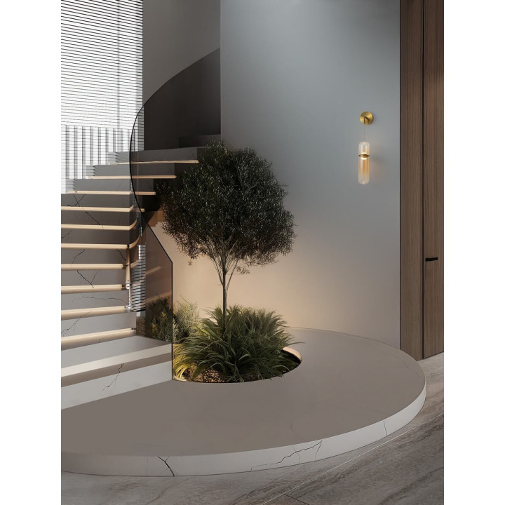 LUCES REBALVO LE45203 gold LED wall lamp 3000K hanging