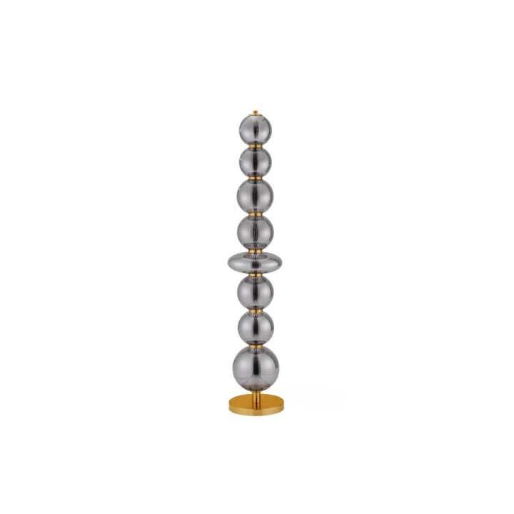 LUCES BRIVANO LE45144 lampa podłogowa LED 3000K złota/szara