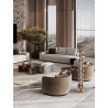 LUCES BRIVANO LE45144 LED floor lamp 3000K gold/gray