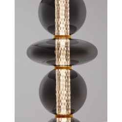 LUCES BRIVANO LE45144 LED floor lamp 3000K gold/gray