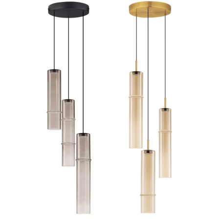 LUCES SARTANO LE45163/7 hanging lamp 3 LED tubes 3000K LUCES SARTANO LE45163/7 hanging lamp 3 LED tubes 3000K