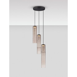 LUCES SARTANO LE45163/7 lampa wisząca 3 tubki LED 3000K