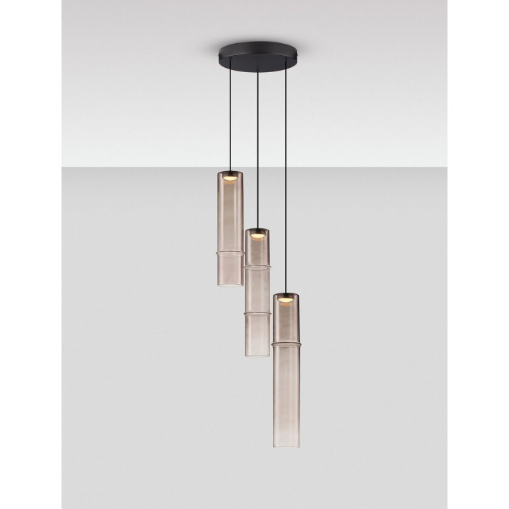 LUCES SARTANO LE45163/7 lampa wisząca 3 tubki LED 3000K