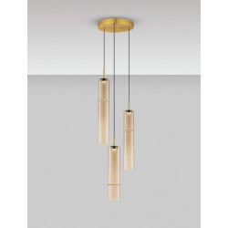 LUCES SARTANO LE45163/7 lampa wisząca 3 tubki LED 3000K