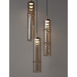 LUCES SARTANO LE45163/7 hanging lamp 3 LED tubes 3000K