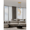 LUCES SARTANO LE45164/8 hanging lamp 5 LED tubes mocha, gold